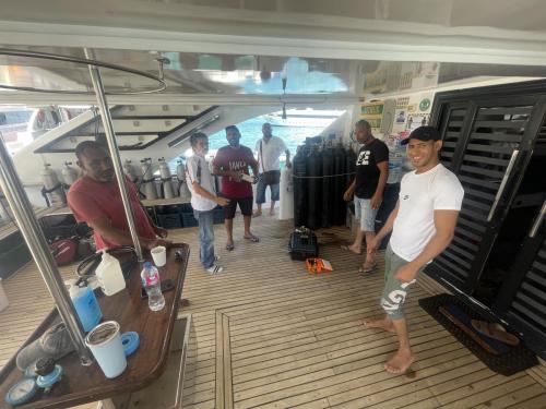 Hanging out on the boat