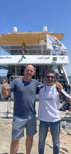 Wayne with the Skipper